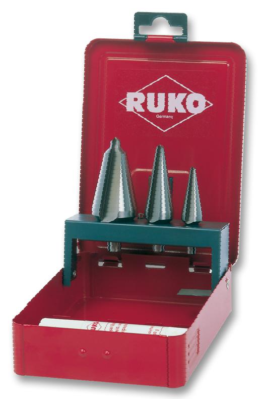 101 020 DRILL SET, TAPER, 3PC RUKO