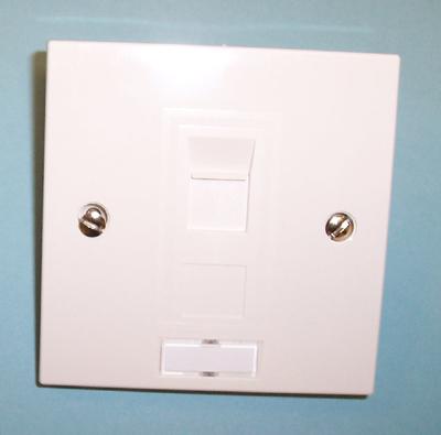 CS05902 SINGLE SINGLE WALLPLATE FTP RJ45 POWERCAT MOLEX