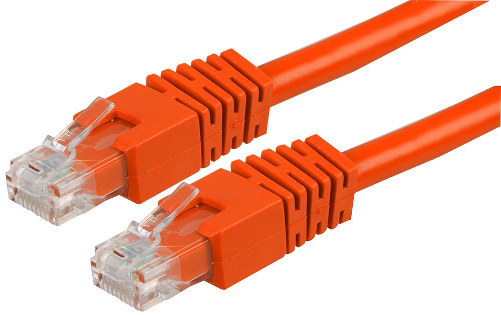 PSG90961 PATCH CORD, RJ45 PLUG, CAT6, 15M, ORANGE PRO SIGNAL