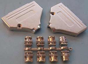 MHDTZK37-RA-HI-K HOOD, DIECAST, RAPID ASSEMBLY, 37WAY MH CONNECTORS