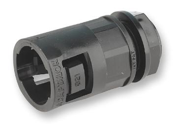 CB02602A PUSH ON GLAND - STRAIGHT, NYLON, 16MM ABB