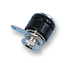 PSG01830 4MM BANANA SOCKET, BLACK, PK10 PRO SIGNAL