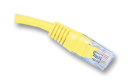 PS11055 PATCH LEAD, CAT 5E, 4M YELLOW PRO SIGNAL