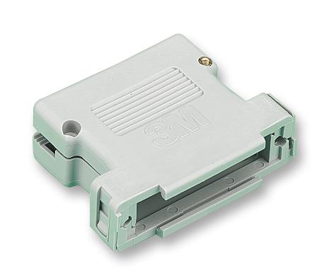 3485-2100F BACKSHELL, D, PLASTIC, 9WAY 3M