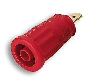 972362101 SOCKET, 4MM, SHROUDED, RED, PK5 , PKI HIRSCHMANN TEST AND MEASUREMENT