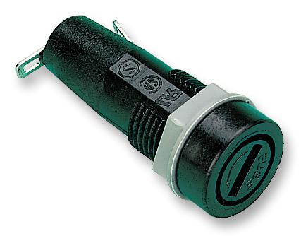 CFH04 FUSE HOLDER, SCREW CAP, 5X20MM, SOLDER MULTICOMP