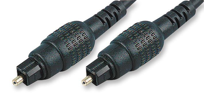 JR9907.5M D=4MM BLK LEAD, OPTICAL, 5M, TOSLINK MULTICOMP PRO