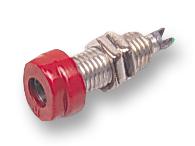 930175101 SOCKET, 4MM, RED, PK5, KLEPS 2 HIRSCHMANN TEST AND MEASUREMENT