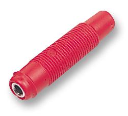 931804101 SOCKET, 16A, 4MM, FREE, RED, PK5 HIRSCHMANN TEST AND MEASUREMENT