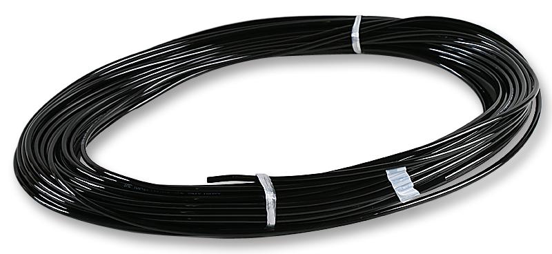 TU0425B-20 TUBING, 4MM, BLACK, 20M SMC