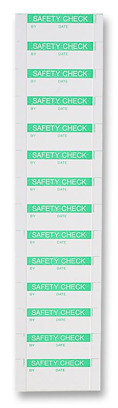 7827317 LABEL, SAFETY CHECK, PK350 MULTICOMP PRO