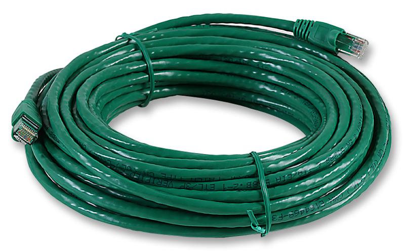 2996-15G LEAD, CAT6 UTP, GREEN, 15M VIDEK