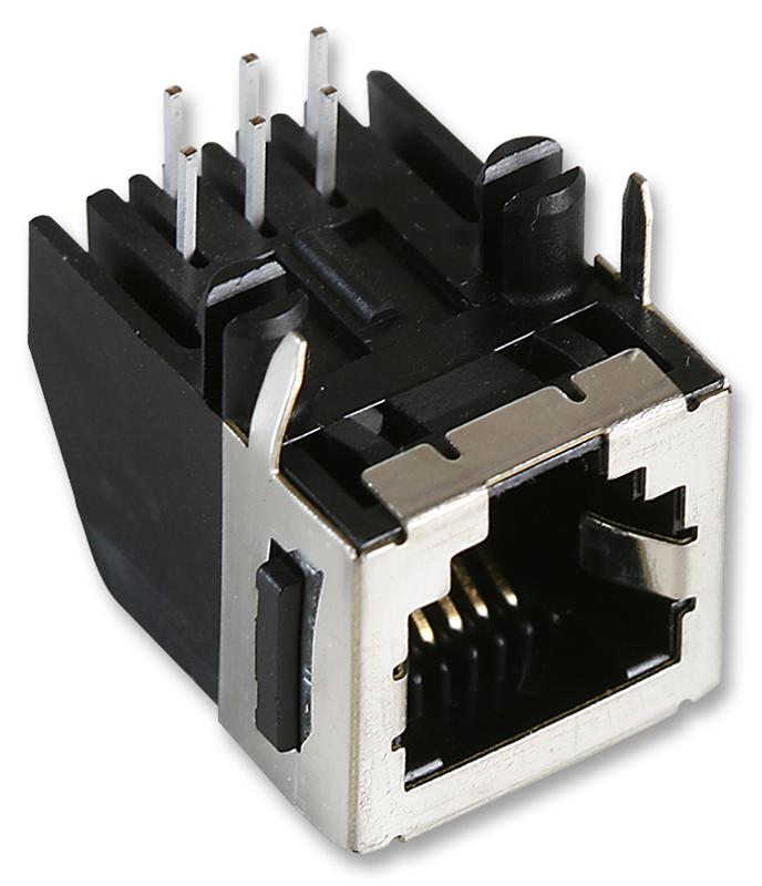 5555154-1 JACK, MODULAR, PC BOARD, GROUND, 6/6 AMP - TE CONNECTIVITY