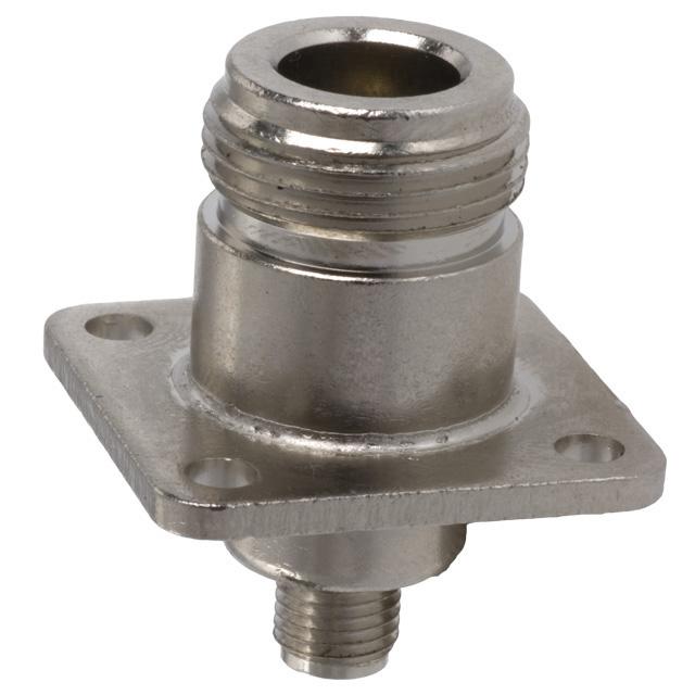242163 ADAPTOR, N JACK, SMA JACK, 50OHM AMPHENOL CONNEX