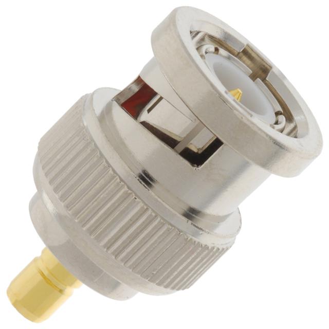 242184 ADAPTOR, BNC PLUG, SMB JACK, 50OHM AMPHENOL CONNEX