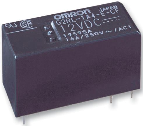 G2RL-1A-H DC12 POWER RELAY, SPST-NO, 12VDC, 10A, THT OMRON