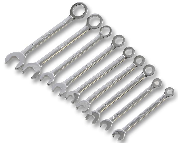 HW-609A WRENCH SET, MINI, 10PC IMPERIAL PRO'S KIT