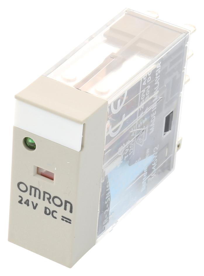 G2R-2-SN DC24. RELAY, DPDT, 250VAC, 30VDC, 5A OMRON
