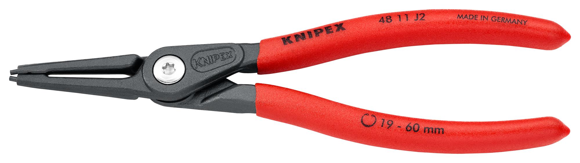 48 11 J2 CIRCLIP PLIER, INT, STRAIGHT KNIPEX