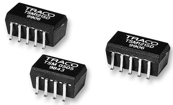 TSM 0515D CONVERTER, DC/DC, SMT, 1W, +/-15V TRACO POWER