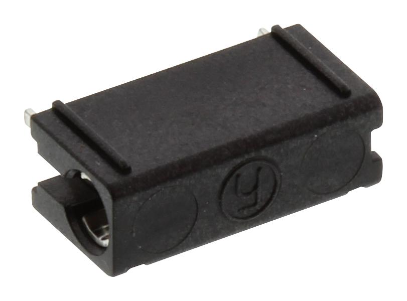 973582100 SOCKET, 4MM, PCB, BLACK, PK5, MLS HIRSCHMANN TEST AND MEASUREMENT