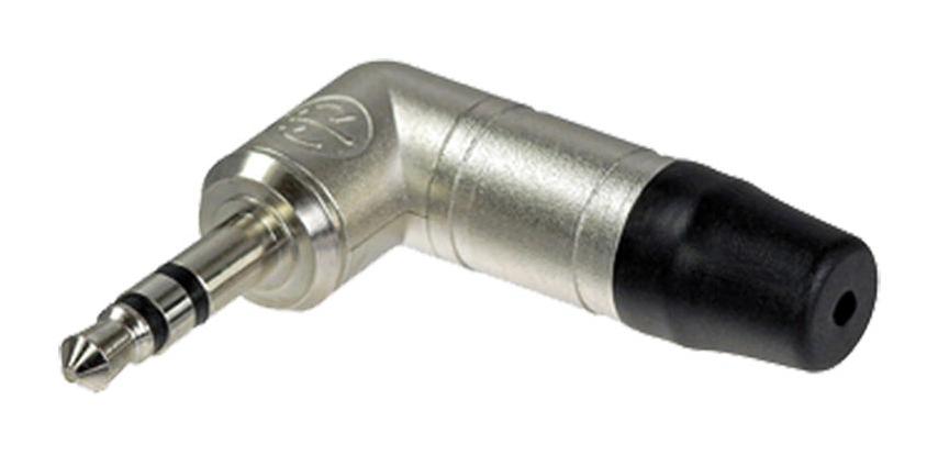 NTP3RC CONNECTOR, PHONE, PLUG, 3.5MM, R/A, 3WAY NEUTRIK