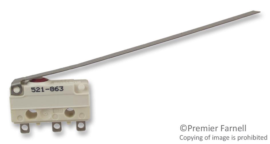 19N402L63 MICROSWITCH, V4, LONG LEVER ITW SWITCHES