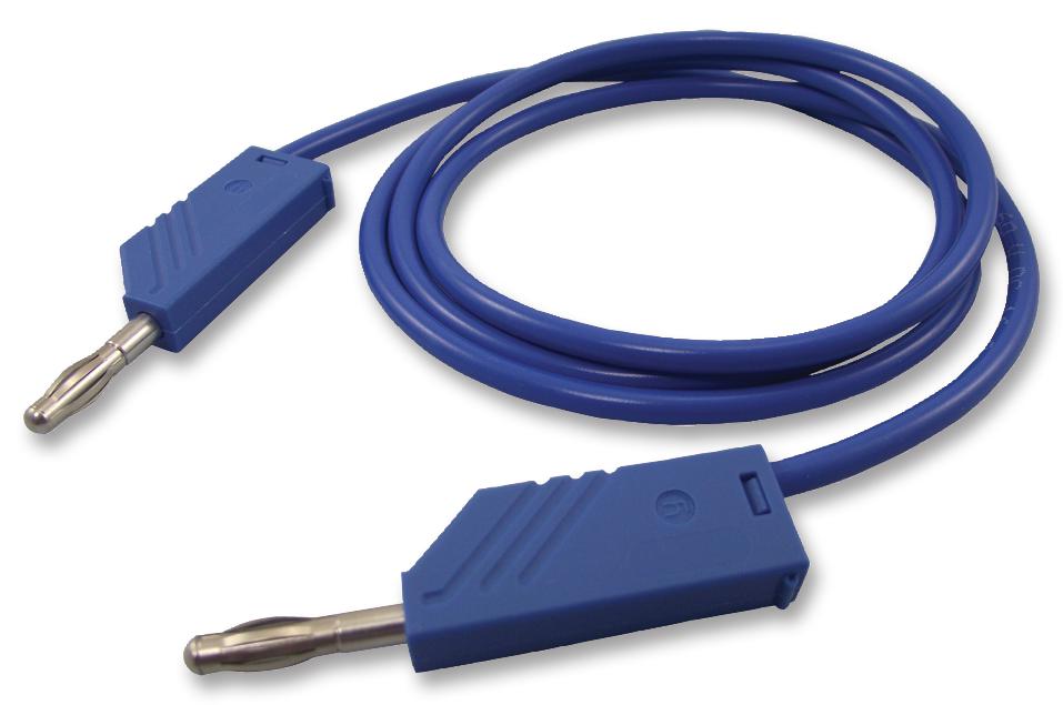 934062102 TEST LEAD, BLUE, 1M, 60V, 16A HIRSCHMANN TEST AND MEASUREMENT