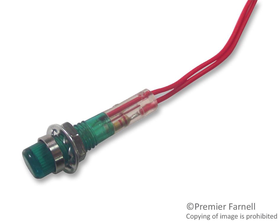 IND515205-240-T/GRN NEON INDICATOR, GREEN CAMDENBOSS