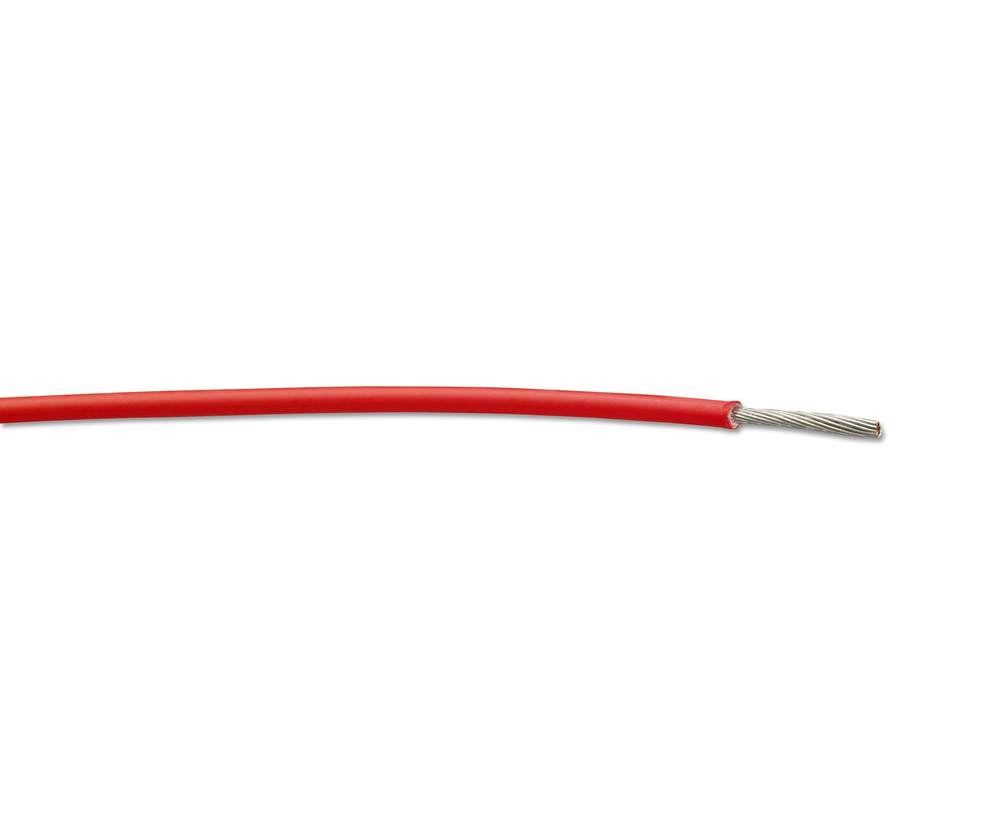 FLDWC0311-0.25-2 WIRE, RED, 0.25MM, 100M RAYCHEM - TE CONNECTIVITY