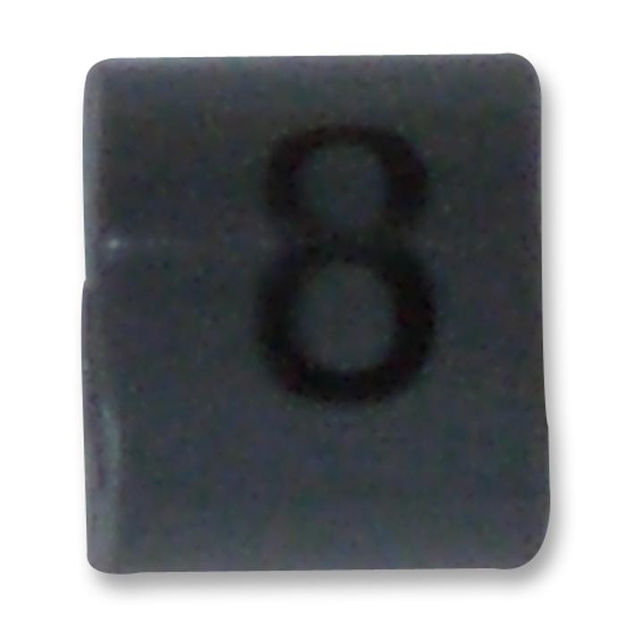 05811808 CABLE MARKER, 8, GREY, PK100 TE CONNECTIVITY