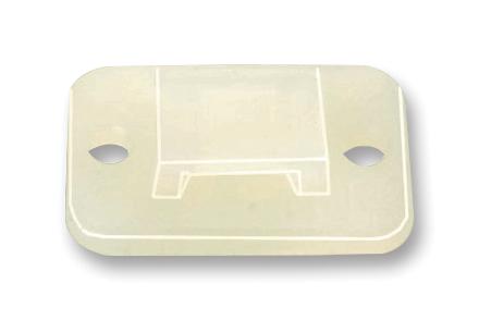 151-21319 BASE, CABLE TIE MNT, 20X14X3.7MM, PK100 HELLERMANNTYTON