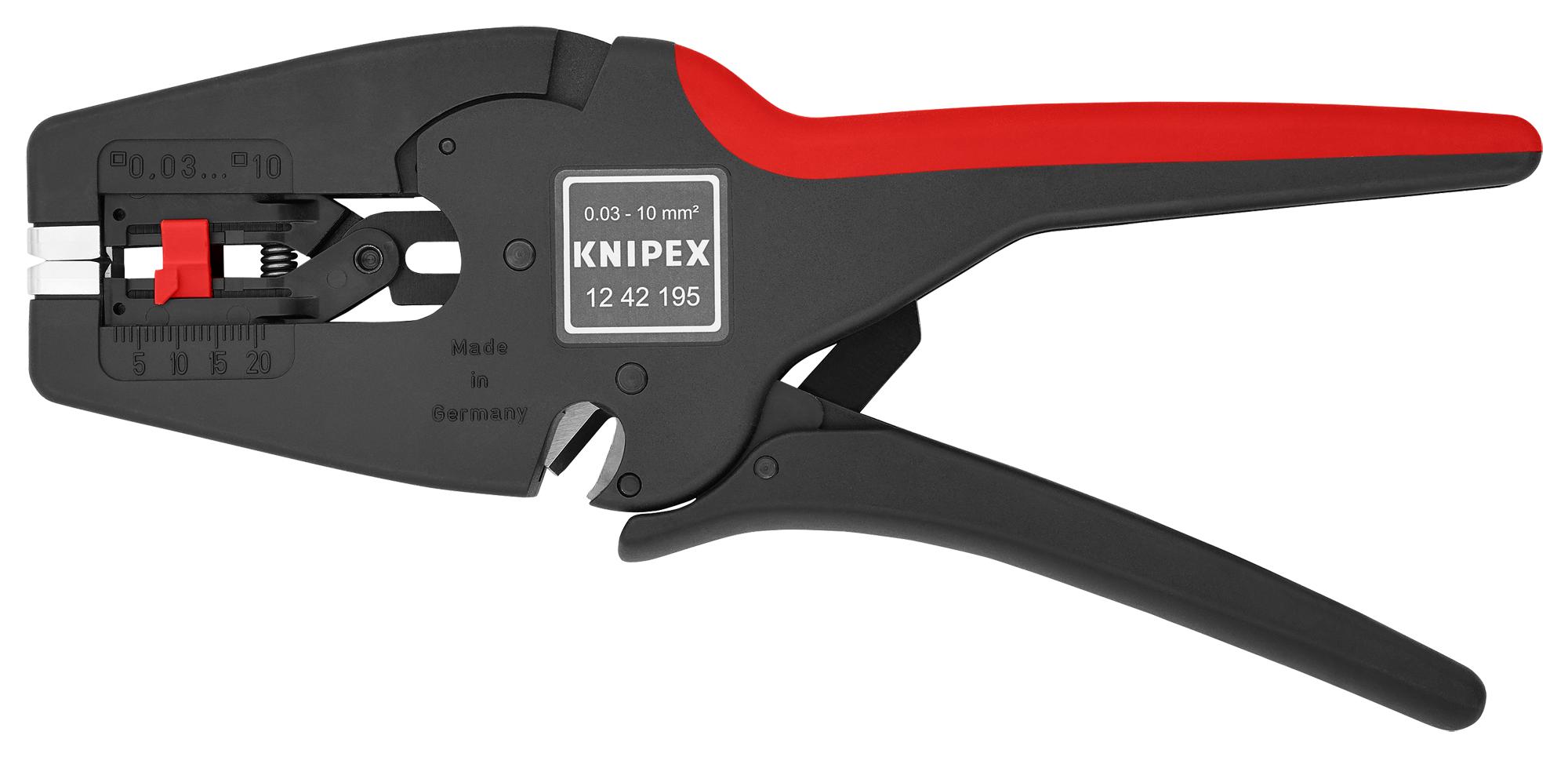 12 42 195 WIRE STRIPPER, SELF ADAPTING KNIPEX
