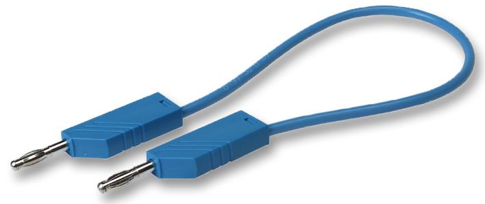 934094102 TEST LEAD, BLUE, 2M, 60V, 16A HIRSCHMANN TEST AND MEASUREMENT
