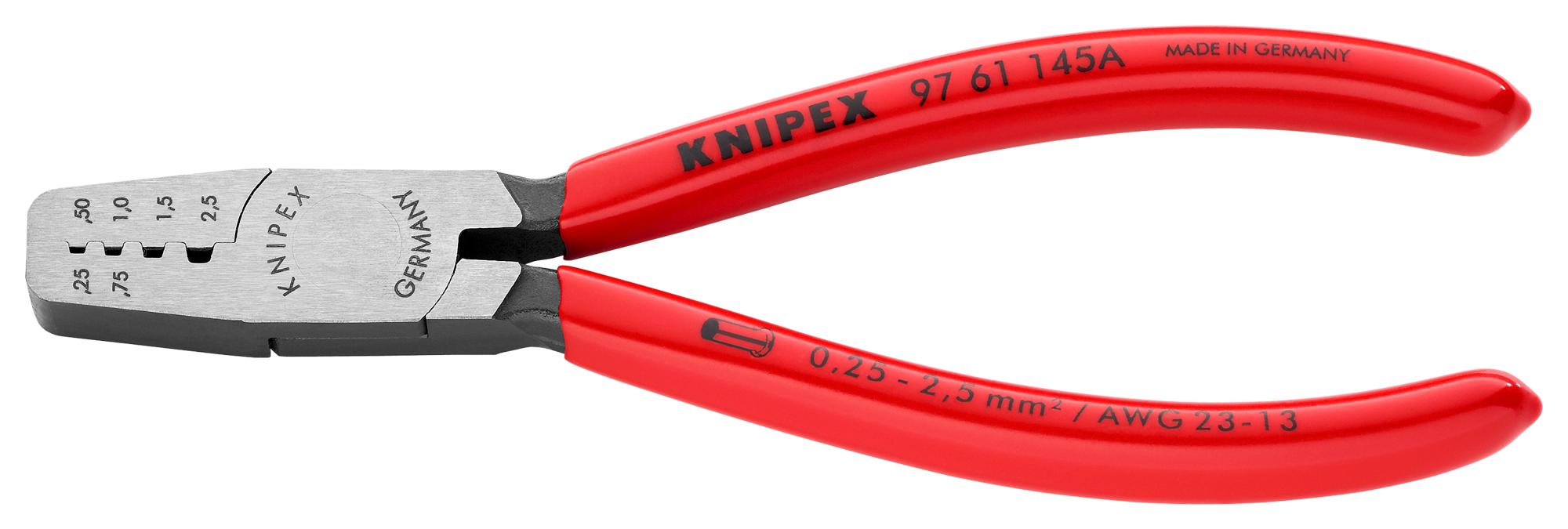 97 61 145A CRIMP TOOL, FERRULES KNIPEX