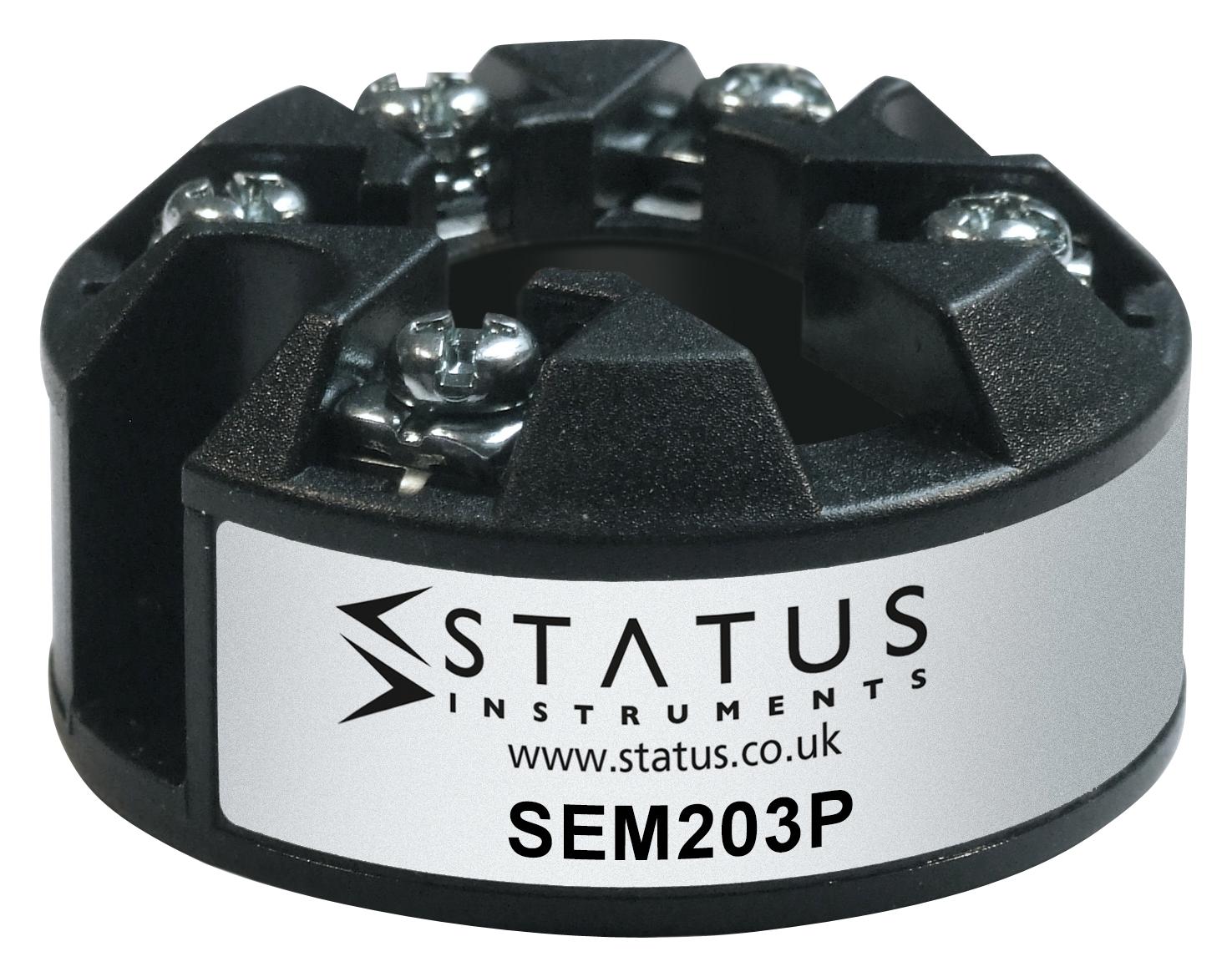 SEM203/P TEMP. TRANSMITTER, PUSH BUTTON PROG STATUS