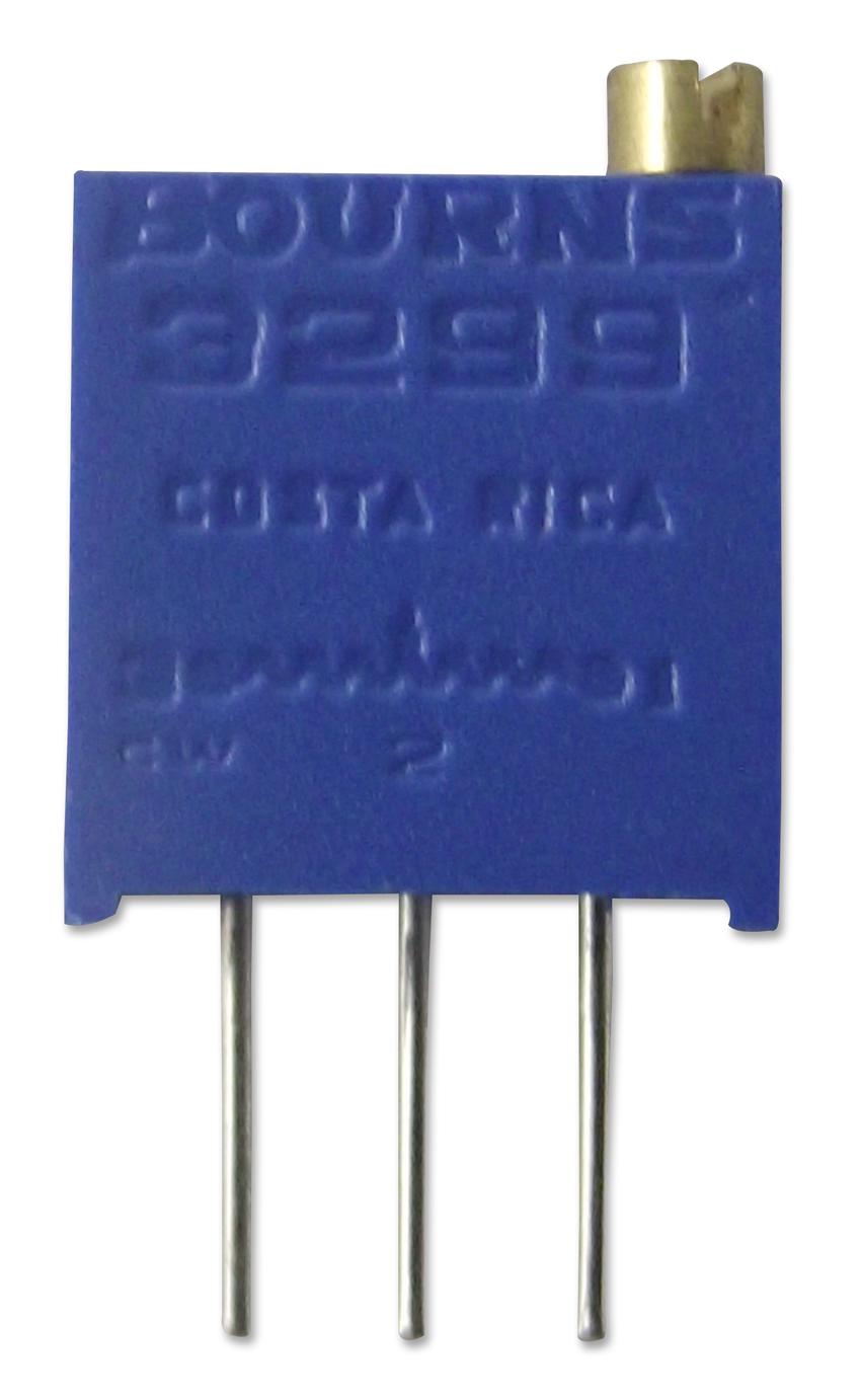 3299W-1-254LF TRIMMER, POT, 250KOHM, 10%, 25TURN, TH BOURNS