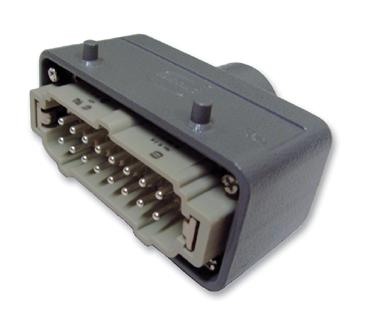 66 30 226 003600 HOOD + MALE INSERT, TOP ENTRY, 16E HARTING