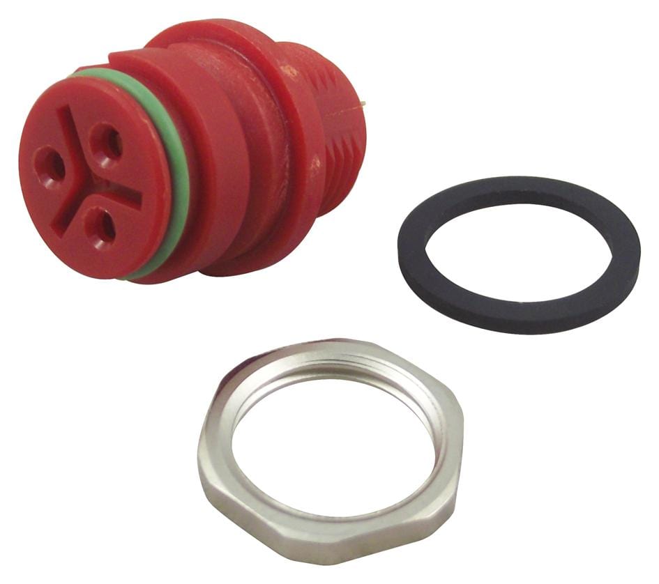 BINDER Industrial Circular 99-9108-50-03 SOCKET, PANEL, RED, 3WAY BINDER 1778804 99-9108-50-03