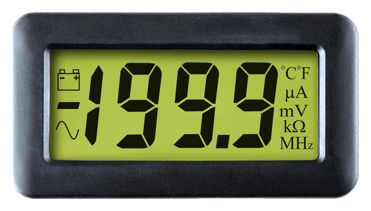 DPM 750S-BL VOLTMETER, LCD, 3.5DIGIT, 200MV FSD LASCAR