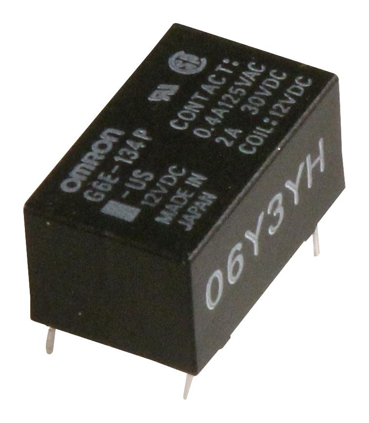 G6E-134P-US DC12 RELAY, SIGNAL, SPDT, 30VDC, 2A OMRON