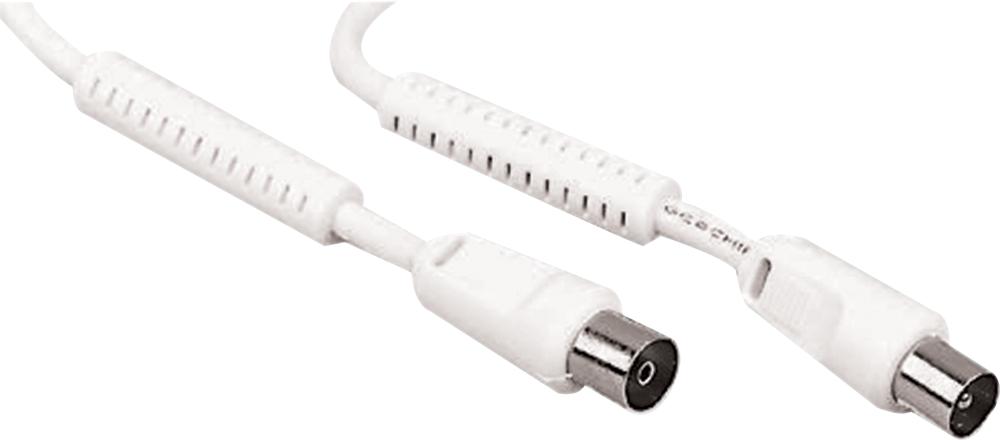 JR9009/1.5M WH WFILTER-ROHS 100HZ COAX M-M LEAD 1.5M WHITE PRO SIGNAL