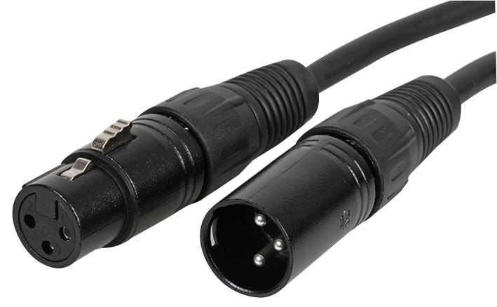 FL-01-150 LEAD, XLR MIC PLG-SKT, 1.5M MULTICOMP