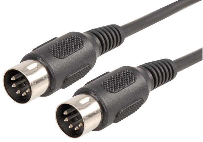 PSG00909 LEAD, 5 PIN DIN PLUG-PLUG 1.2M PRO SIGNAL
