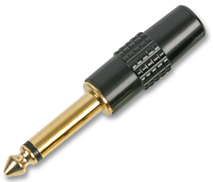 PSG01785 6.35MM JACK PLUG, MONO/GOLD PRO SIGNAL