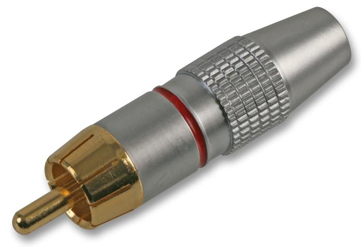 PSG03215 PHONO PLUG, HQ, RED PRO SIGNAL