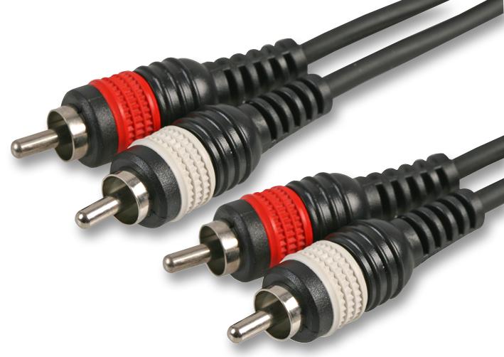 PLS00171 2X PHONO LEAD, 0.3M PULSE