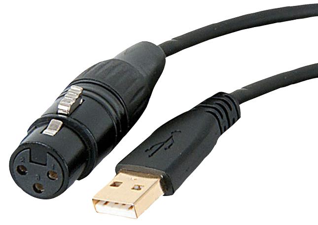 D1630 USB XLR INTERFACE LEAD, 3M DAP AUDIO
