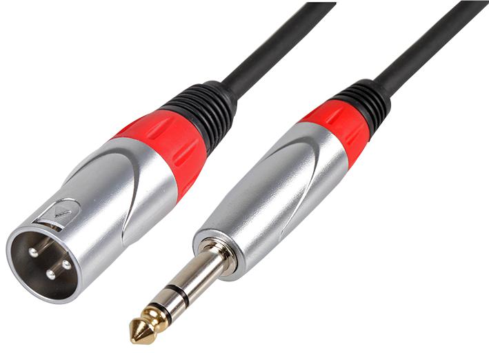 PLS000470 LEAD, XLR PLUG TO 6.35MM 3P PLUG, 3M PULSE