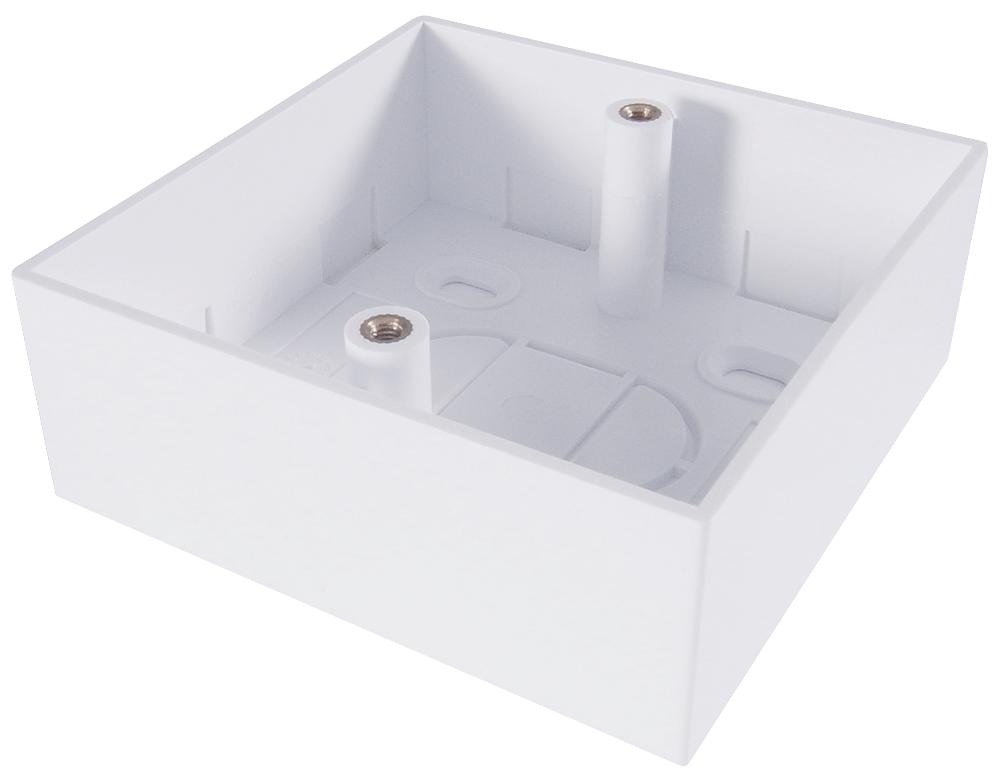 90-0101 SINGLE BACKBOX, WHITE CONNEKT GEAR